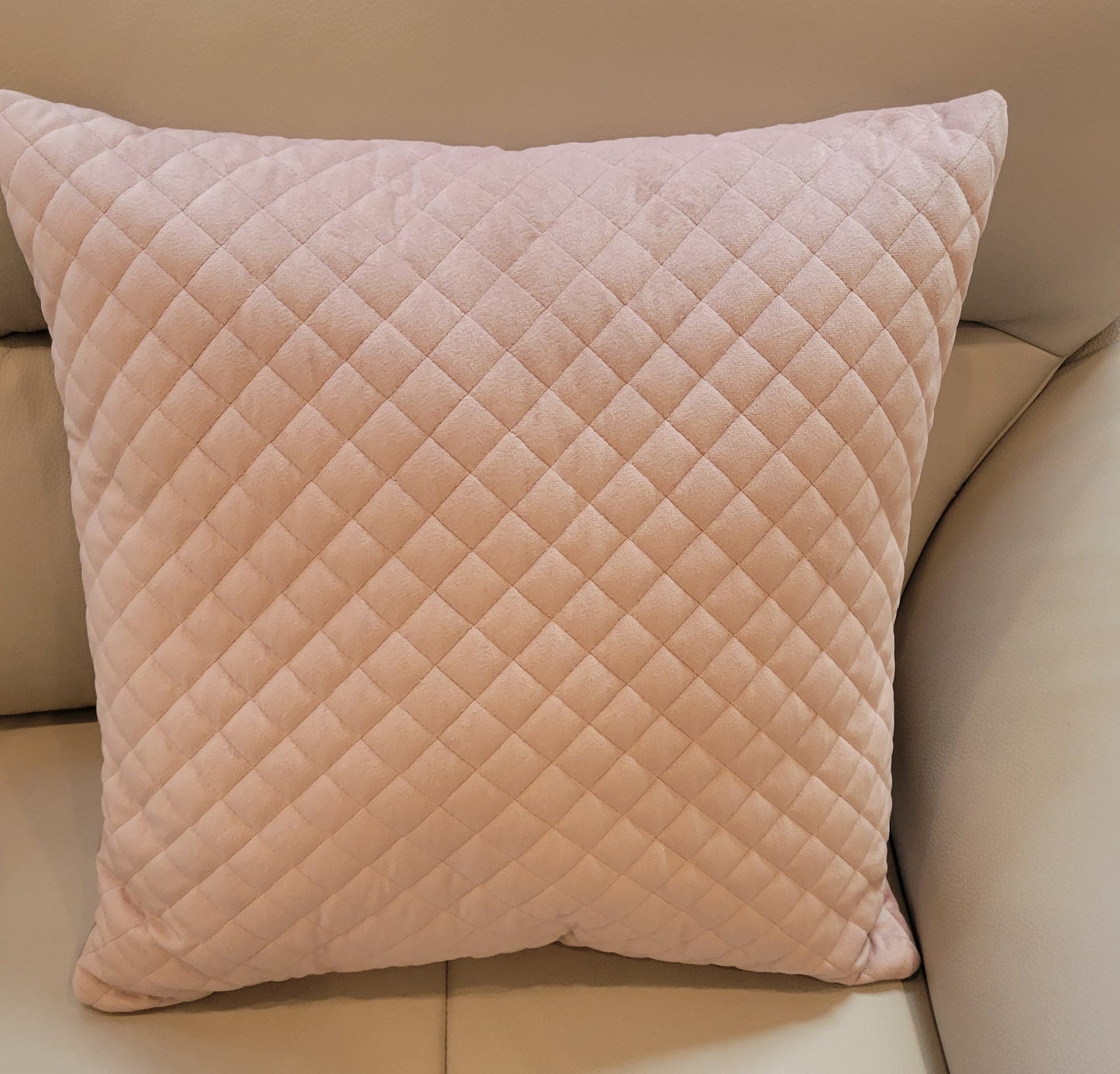 Velvet Quilted Pillow