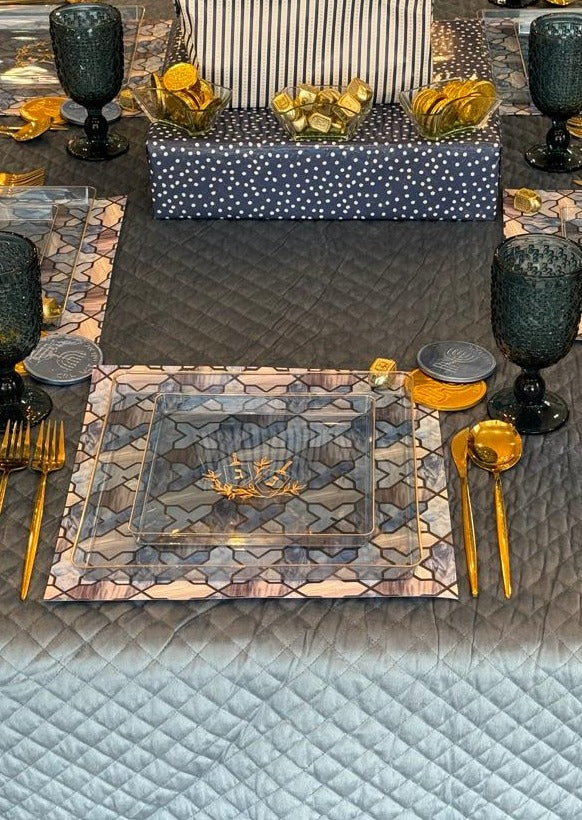 6030 Velvet Quilted Blue