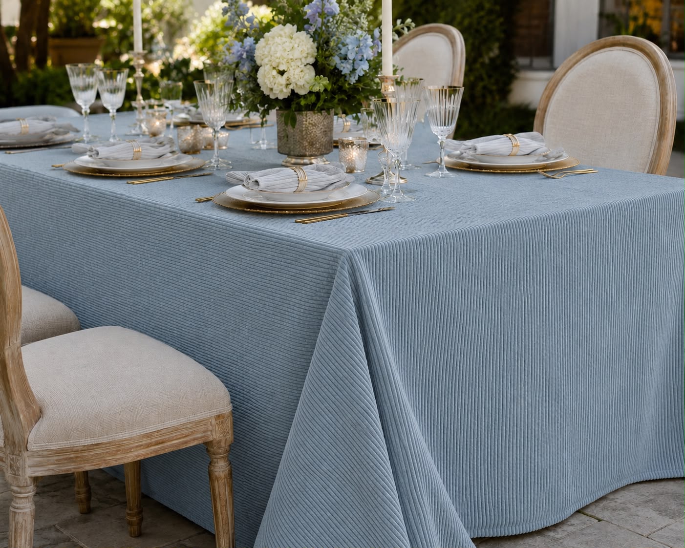2788 Velour Stripe Blue