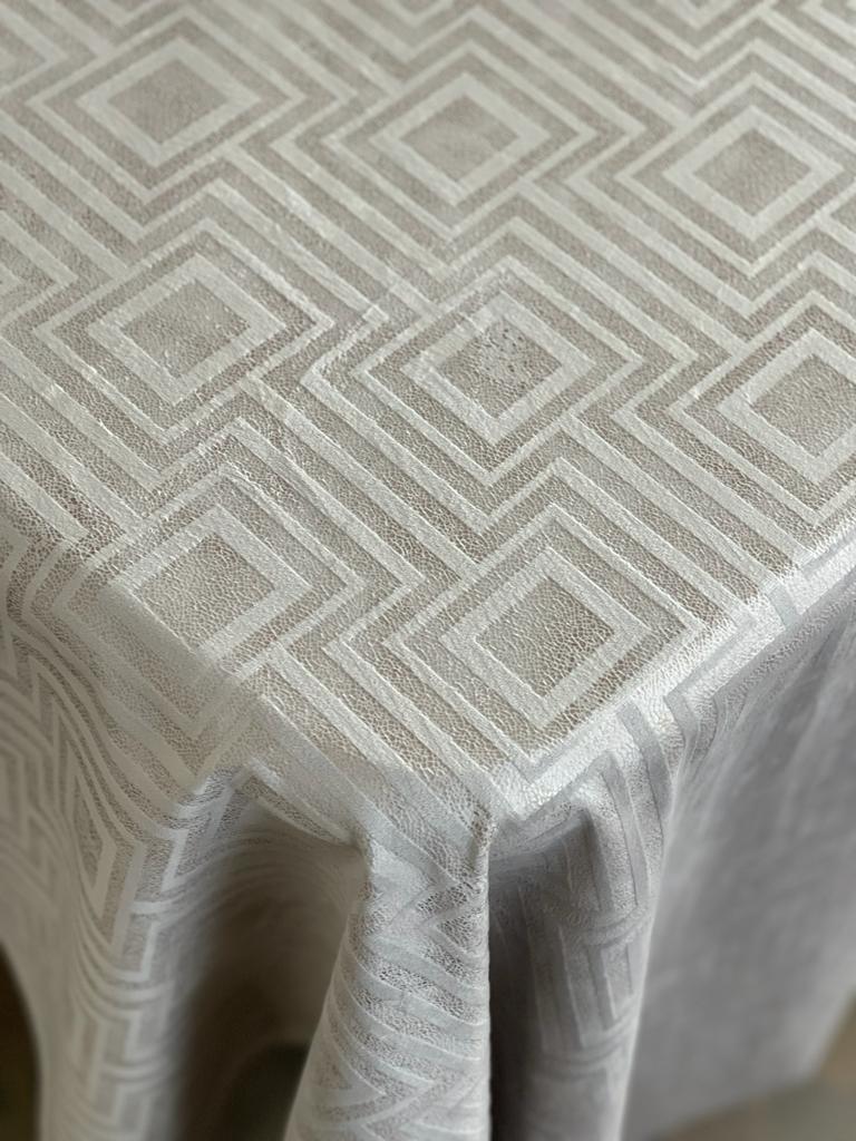 2040 Geometric Velvet gray