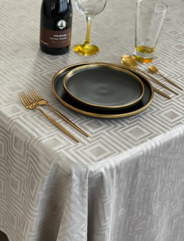 2040 Geometric Velvet gray