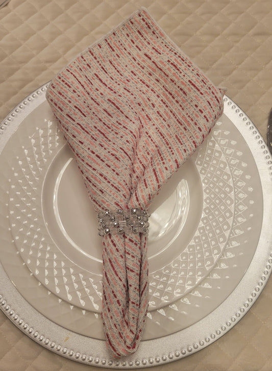 Tweed Napkin Pink