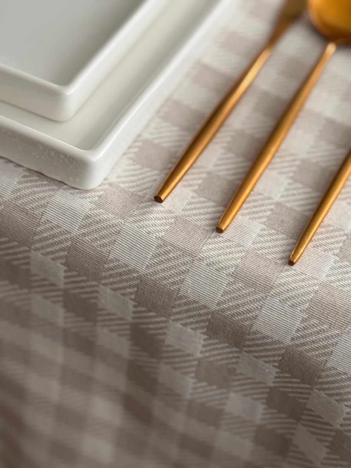2973 Gingham Check Taupe